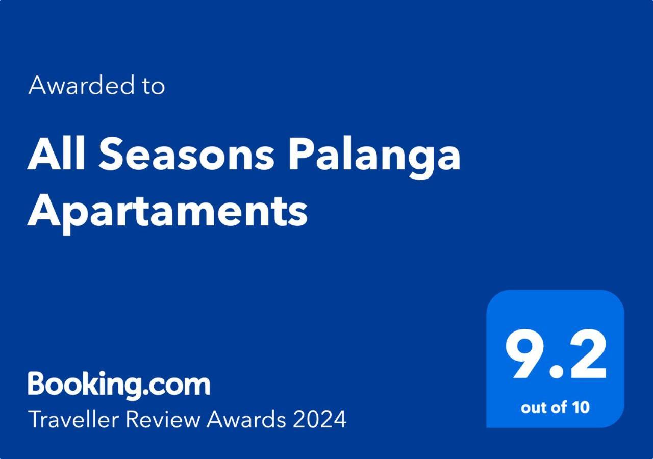All Seasons Palanga Apartaments المظهر الخارجي الصورة